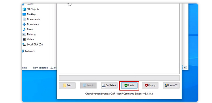 Tiến hành bẻ khóa phần mềm Adobe đã phát hiện.
