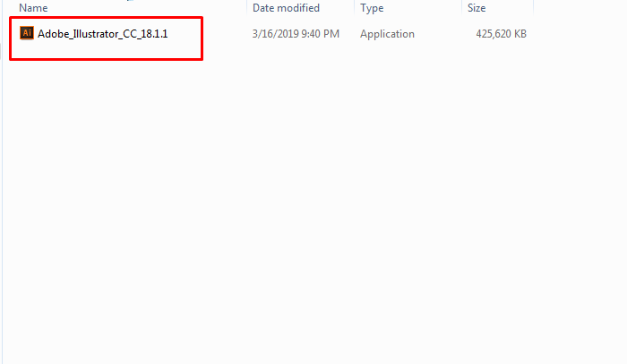 Chạy file cài đặt