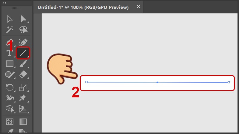 Sử dụng công cụ Line Segment Tool