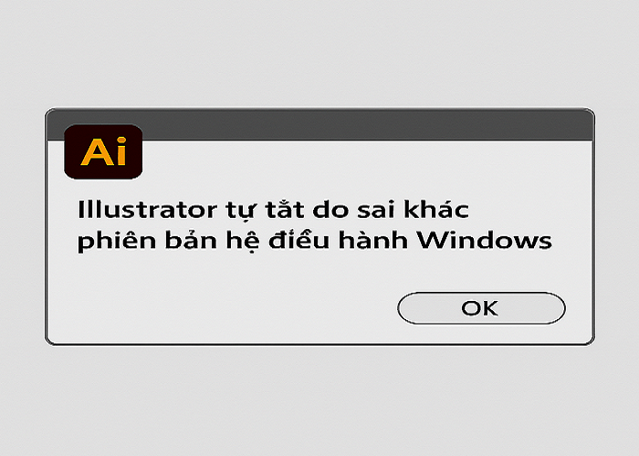 Lỗi Illustrator tự tắt